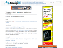 Tablet Screenshot of knowledgehills.com